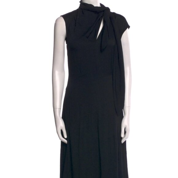 NWOT ULLA JOHNSON Leena Midi Dress in Noir S $545 - Picture 9 of 14